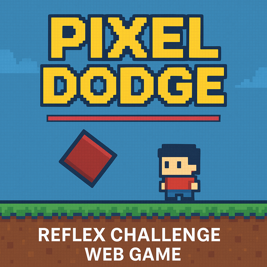 Pixel Dodge   — Reflex Challenge Web Game